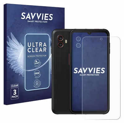 Produktbild von 6x Für Samsung Galaxy XCover 6 Pro (Display+Kamera) Schutzfolie Savvies Displayschutz Display Schutz Folie Klar Transparent