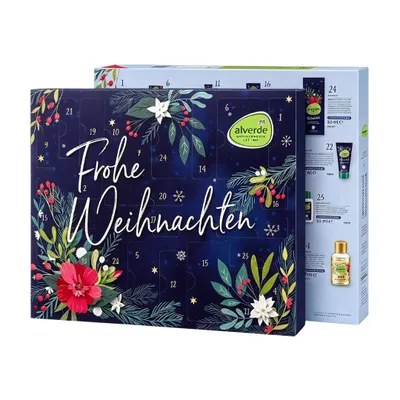 Produktbild von alverde Adventskalender 2026 Beauty NATURKOSMETIK – Adventskalender mit 24 Pflegeprodukten für Frauen und Damen, Advent Kalender ( Wert : 120 € )