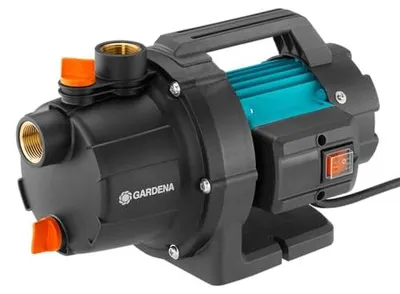 Gardena Gartenpumpe Basic, Hohe Leistung, Edelstahlwelle, Kunststoffgehäuse – Produktbild 1
