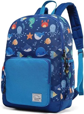 Productafbeelding van Lichtgewicht Kinderrugzak voor School - Waterdichte Rugzak voor Jongens en Meisjes van 4-6 Jaar
