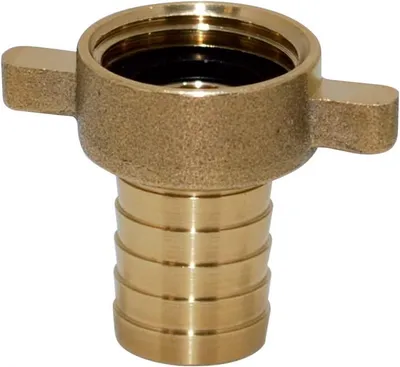 Imagen del producto de Conector de latón, hembra, de 33 x 42 mm, para tuberías de agua