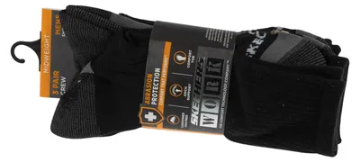 Produktbild von Skechers 3er-Pack Herren-Arbeitssocken aus Frottee (1/2) S106859-BLK