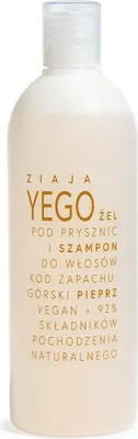 Zdjęcie produktu dla Ziaja Yego żel pod prysznic i szampon do włosów Górski Pieprz, 400 ml
