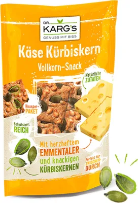 Produktbild von Dr. Karg's Käse Kürbiskern Vollkorn-Snack