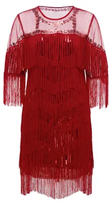 Image de Robe pour femme EMBELL - rouge, taille S