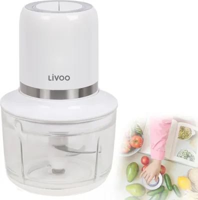 Obrázek produktu pro LIVOO Chopper elektrický mixér bezdrátový LED indikátor nabíjení 200 W DOP222
