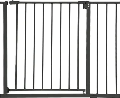 Produktbild von Relaxdays Treppenschutzgitter, 95–100 cm, ohne Bohren, Baby & Kleinkind, Treppe & Tür, Türgitter zum Klemmen, schwarz
