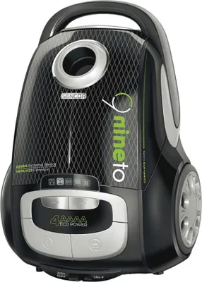 Image de SENCOR SVC 9000BK 4AAAA Aspirateur avec sac, puissance 800W, volume du sac 4l, filtre HEPA H13, rayon d'action de l'aspirateur 14m, brosse turbo, tube télescopique en métal XXL