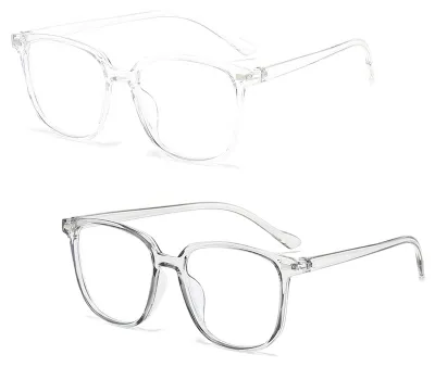 Imagen del producto de Gafas que protegen contra la luz azul, transparentes, 2 pares, para hombres y mujeres