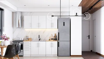 Produktbild von Küche Küchenzeile Küchenblock Hängeschränke Spülenschrank Anrichte mit Schubladen 180cm Weiss+Eiche Craft Gold - Inez