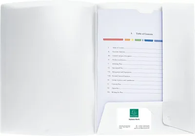 Produktbild von Exacompta 43008E Sammelmappe Polypropylen (PP) Weiß A4