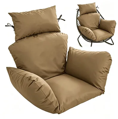 Image de Coussin de fauteuil suspendu imperméable pour l'extérieur et le jardin