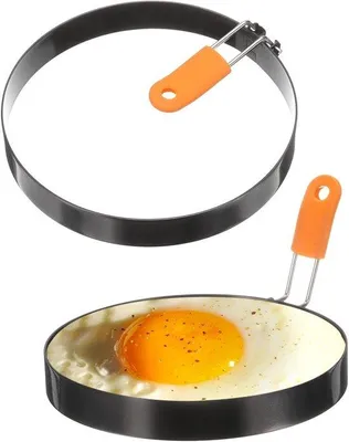 Produktbild von Famanu Eierringe Antihaft 15 cm - Silber