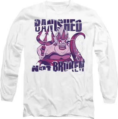 Produktbild von Disney Villains - "Banished Not Broken" T-Shirt für Herren/Damen Uni TV14869 (XL) (Weiß)