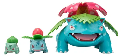 Image de Figurines Pokémon : évolutions Bulbizarre, Florizarre et Vénusaure