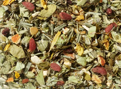 Produktbild von 1 kg  Kräuterteemischung Berggipfel ohne Zusatz von Aroma