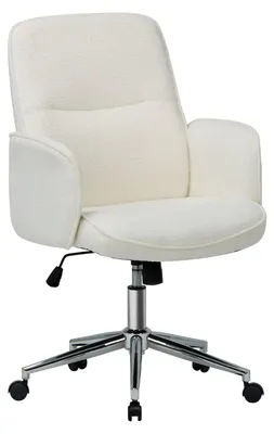 Produktbild von COLAMY Ergonomischer Bürostuhl – Hohe Rückenlehne im Muschel-Design, höhenverstellbar – Beige