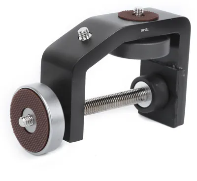 Produktbild von XILETU TC-70 Aluminiumlegierung Schwarz Universal 1/4 Zoll Schraubschnittstelle C Clip Fotografie Stabile Klemme für Fotoausrüstung