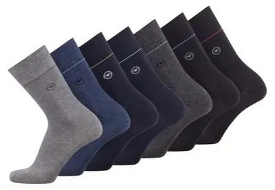 Produktbild von TOM TAILOR Herren Socken 7er Box Baumwollsocken für Alltag & Freizeit