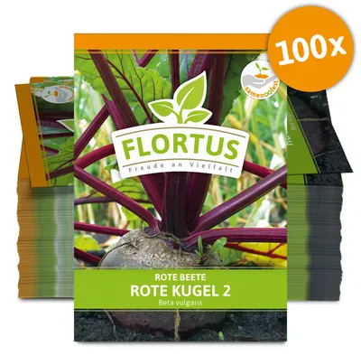 Artikelbild 1 von 'Rote Beete Rote Kugel 2 (100 Stück)' aus der Kategorie Rote Beetesamen