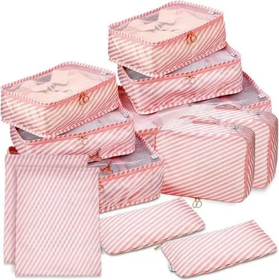 Produktbild von Famanu Set von 12 Packing Cubes - Reiseorganizer und Kompressionssystem