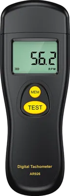 Produktbild von AR926 kontaktloser Drehzahlmesser für Motoren, digitale RPM-Messung von 2,5 bis 99.999, LCD-Anzeige