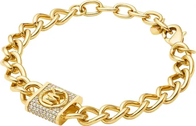 Produktbild von Michael Kors MKJ8061710 Damen Armband PREMIUM Messing Gold weiß 21 cm