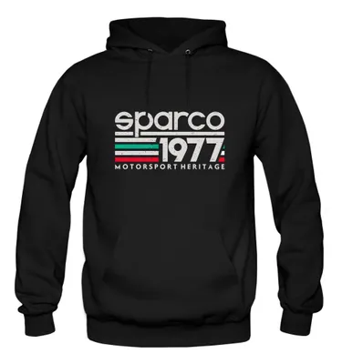 Zdjęcie produktu dla Bluza z kapturem Sparco Vintage czarna rozm. XL