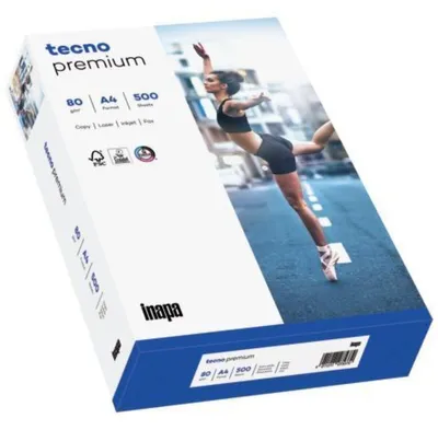 Image de inapa 2100011497 Papier à copier tecno® premium - A4, 80 g/qm, blanc, 500 feuilles