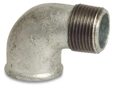 Immagine prodotto di Raccordo in Ghisa Malleabile Zincata, Curva 90° 3/8"
