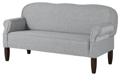 Produktbild von MASSIVMOEBEL24.DE Küchensofa Webstoff 188x78x97 grau EDINBURGH