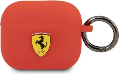 Obrázok produktu pre Ferrari FEA3SILRE Silikónové puzdro pre AirPods 3, červené