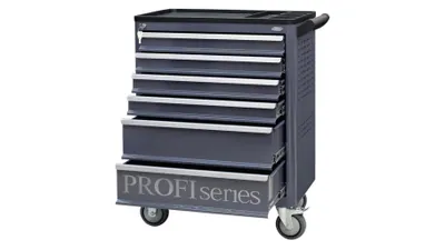 Zdjęcie produktu dla Wózek Metalowy Narzędziowy, 6 szuflad, 93x77x44, Mobilny, Warsztatowy, Do garażu Uchwyt-Hamulec-Perforacja-Nośność szuflady 30kg| UHL-MASH TU-1 4S2M