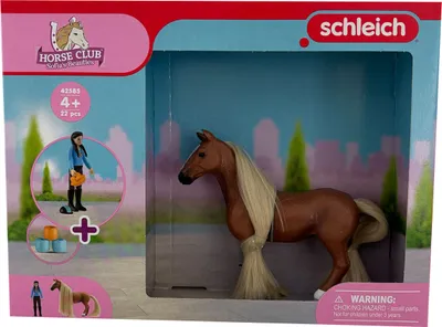 Immagine prodotto di Schleich Horse Club Sofia's Beauties cavaliere e cavallo con criniera, fermagli, perline, figure da collezione 42585