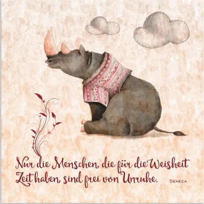 Produktbild von ARTland Wandbild Alu für Innen & Outdoor Lebensweisheit Zeit Größe: 40x40 cm