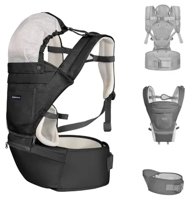 Produktbild von Kikkaboo Chloe Mesh 2024 3 In 1 Babytrage    One Size