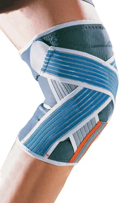 Immagine prodotto di THUASNE 0331, ginocchiera con supporto, colore blu, taglia L