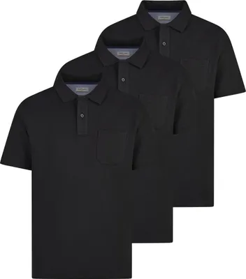 Produktbild von Redmond 3er Pack Basic Poloshirt Weiches Material mit hohem Komfort, Klassischer Polokragen zeitloser Stil, Vielseitig kombinierbar für jeden Tag