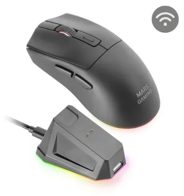 Imagen del producto de Mars Gaming Raton Ultraligero MMT3 blanco