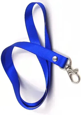 Produktbild von 50 blaue Aufhängekordeln für Arbeitsetiketten, Schlüsselbänder und Namensschilder.