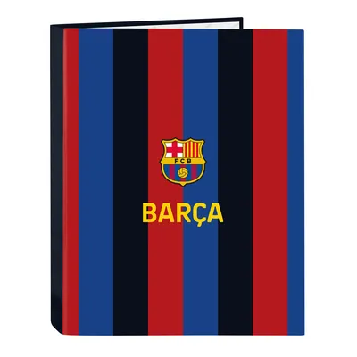 Zdjęcie produktu dla Segregator F.C. Barcelona granatowy czerwony granatowy A4 (26,5 x 33 x 4 cm)
