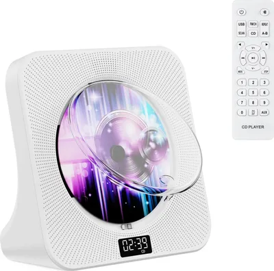 Obrázek produktu pro Stolní přehrávač CD Bluetooth přehrávač CD pro domácnost Přenosný přehrávač CD