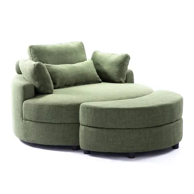 Obrázek produktu pro Moderní Křeslo YHL Voyura Q-MYD-2306-LIGHTGREEN S úložným Prostorem - Světle Zelená