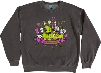 Obrázek produktu pro The Nightmare Before Christmas - Pánský/dámský svetr uni, vintage wash TT1074 (XL) (charcoal)