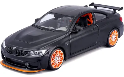 Zdjęcie produktu dla Maisto 31246M - Model samochodu - BMW M4 GTS (czarny matowy, skala 1:24) Zabawkowy model samochodu