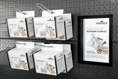 Obrázok produktu pre DURABLE DURAFRAME MAGNETIC A5 5 kusov strieborná