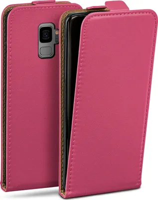 Produktbild von moex® Flip Case kompatibel mit Samsung Galaxy S9 - Hülle mit 360 Grad Schutz, Pink