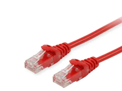 Produktbild von Equip Patchkabel Cat6A U/UTP 2xRJ45 5.00m rot LSZH Polybeutel