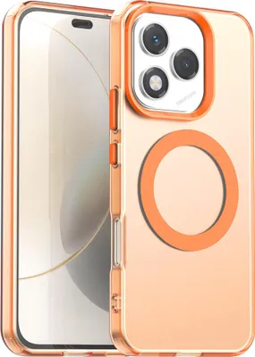Immagine prodotto di Custodia magnetica per Honor 400 Lite, sottile custodia traslucida opaca antiurto Arancione