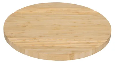 Produktbild von 5Five drehbares Serviertablett - Tablett - Bambusholz - D35 cm - hellbraun